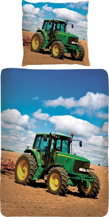 Produktbild Traumschlaf Bettwäsche Traktor (Bettwäsche Set, 135x200 cm + 80x80 cm)