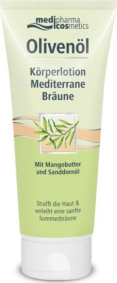 Productafbeelding Medipharma cosmetics Olive Oil Body Lotion Mediterranean Tan, 200 ml Lotion (Lichaamslotion, 200 ml)