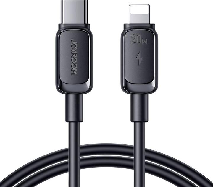 Image du produit Joyroom Color Series USB-C - Câble Lightning 20W, 1.2m - Noir (1.20 m, USB 3.2 Gen 2)