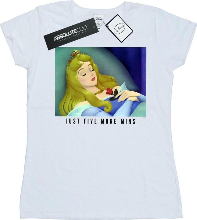 Actual product image Disney Princess Womens/Ladies Sleeping Beauty Five More Minutes Cotton T-Shirt (M)