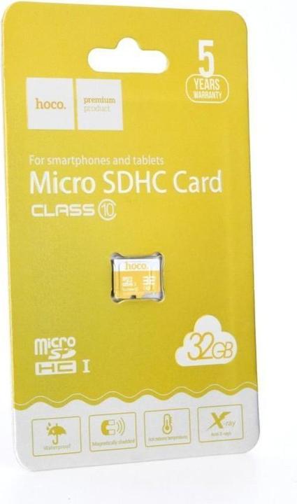 Produktbild Hoco Speicherkarten Speicherkarte microSD 32GB Klasse 10 (32 GB, microSD)