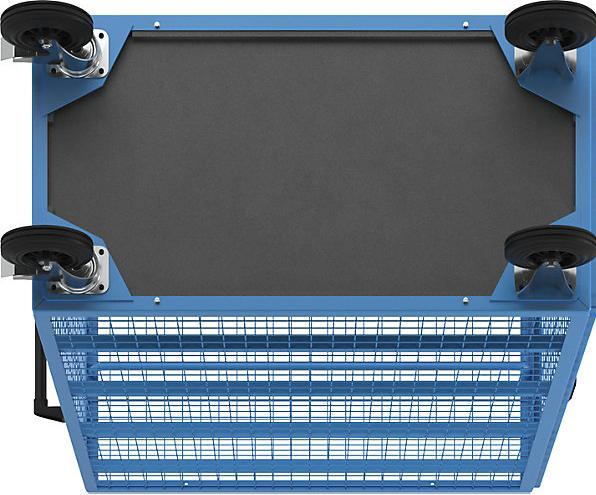 Actual product image eurokraft pro Mesh Shelf Trolley (500 kg)