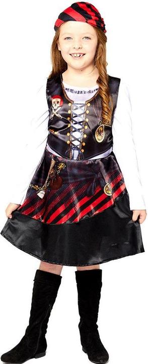 Amscan Children's costume sustainable pirate girl age 6-8 yrs (6, 7, 8)
