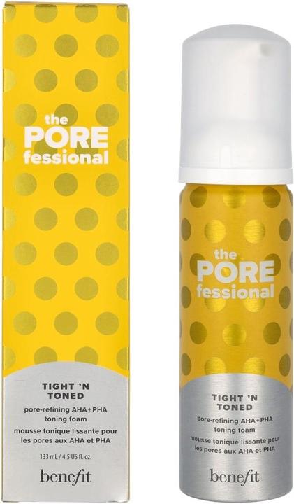 Produktbild BeneFit Cosmetics The POREfessional Tight 'N Toned Pore-Refining AHA + PHA Toning Foam (Tonic, 133 ml)