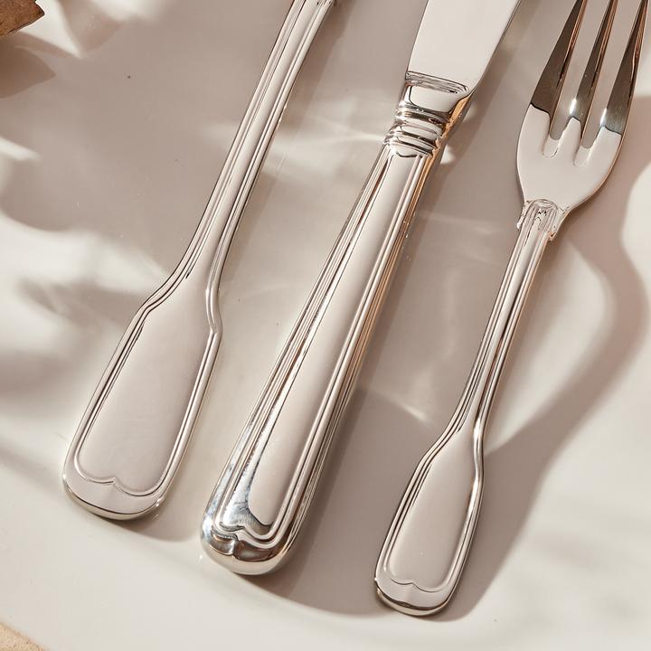 Produktbild PW AUGSBURGER FADEN Besteckset 24-teilig, hochglanzpoliert, für 6 Personen (24 Stück, Besteck Set)