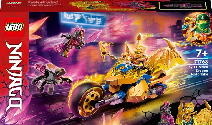 LEGO Jays Golddrachen-Motorrad (71768, LEGO Ninjago)