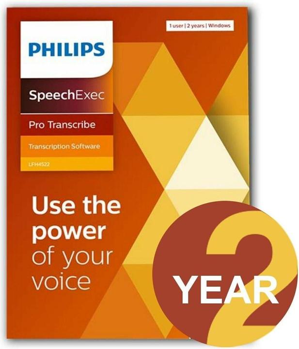 Immagine prodotto Philips LFH4522 SpeechExec Pro Transcribe ESD
