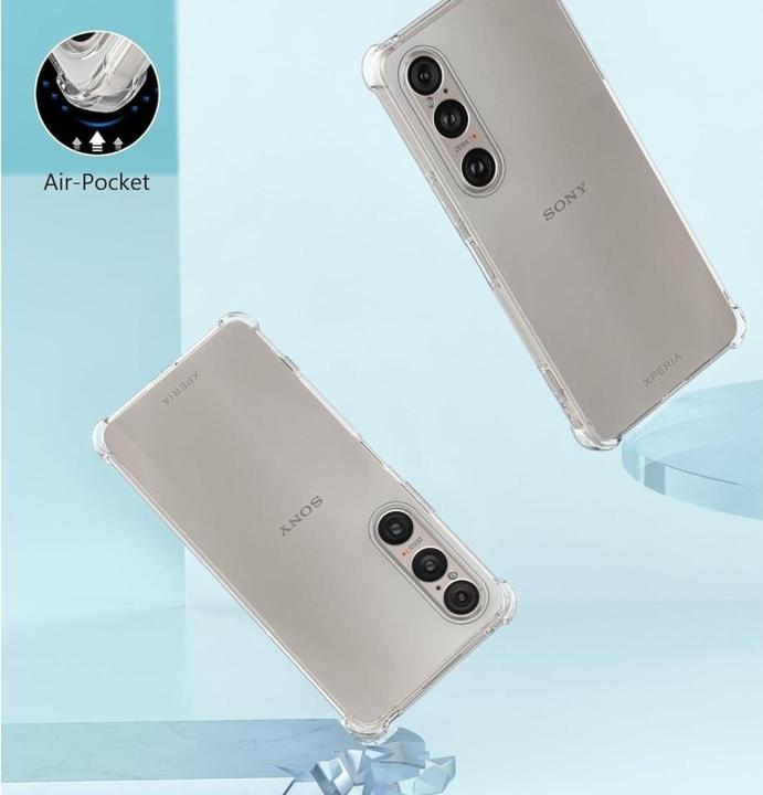 Produktbild Screenguard Sony Xperia 1 VI Hülle Crystal Soft Airbag Bumper (Sony Xperia 1 VI)