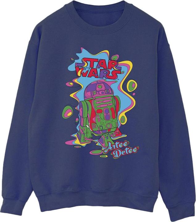 Actual product image Star Wars Mens R2D2 Pop Art Sweatshirt (S)