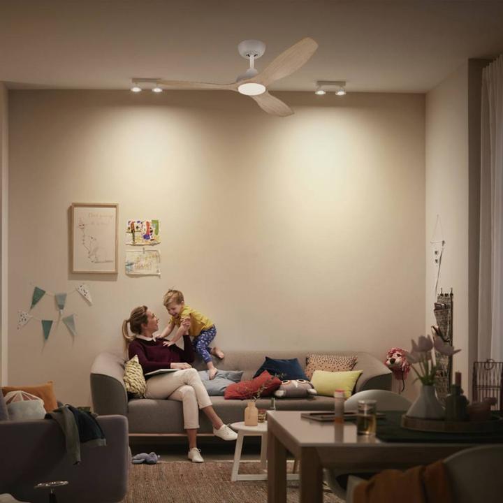 Produktbild Philips Olas Deckenventilatorleuchte 32 W (Ventilator) + 24 W (Leuchte)