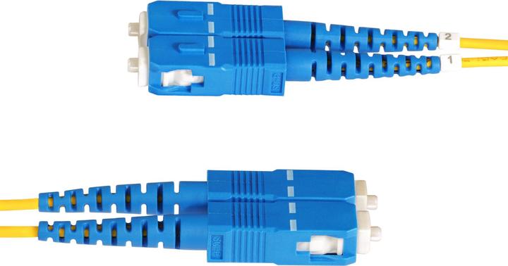 Immagine prodotto StarTech com Cavo in fibra ottica duplex monomodale OS2 da LC a SC (UPC) da 50 m, 9/125µm, 10G, Inse (CAT6, 50 m)