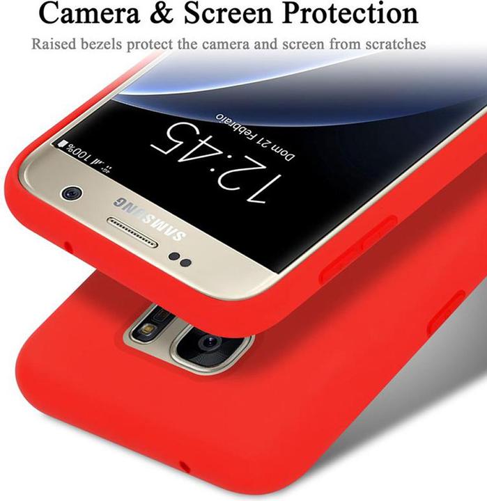 Immagine prodotto Cadorabo Copertura della cassa del silicone liquido TPU (Samsung Galaxy S7)