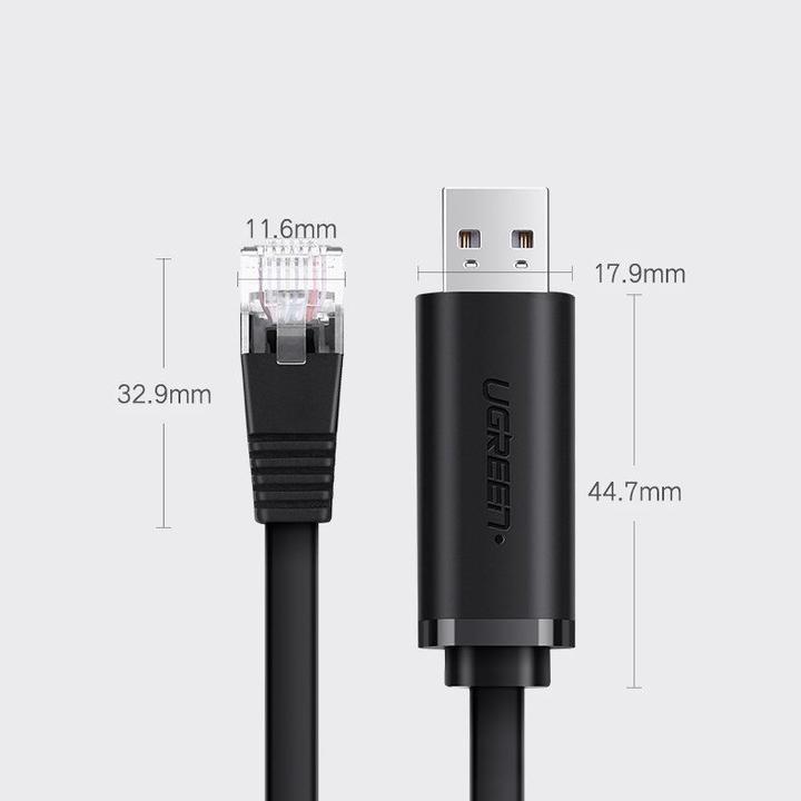 Actual product image Ugreen USB A – RS232 (1.50 m, USB 2.0)