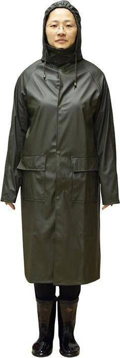Actual product image Haushalt Rain Coat Pu Long Wj1u00g Size Xxxl (3XL)