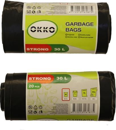 Okko Garbage Bags Strong 30l 20pcs (20 x, 30 l)