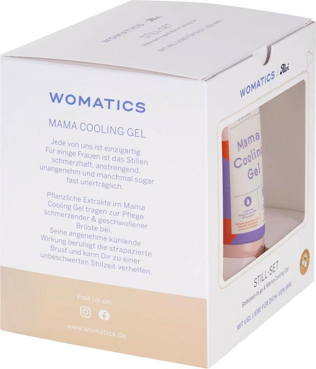Immagine prodotto Womatics Gel rinfrescante per mamme + cuscino per allattamento Alvi 150 ml