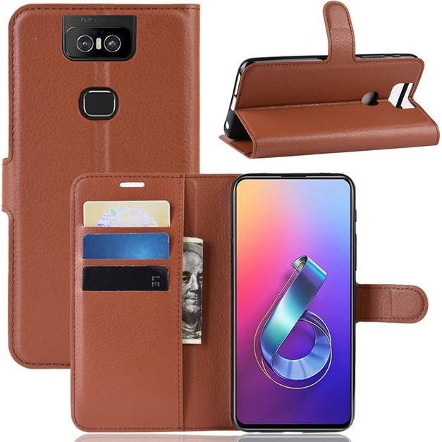 Image du produit MU Classic Série de couvertures de livres en cuir litchi (Asus Zenfone 6)