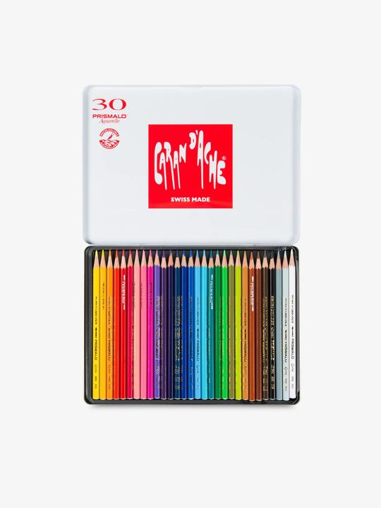 Produktbild Caran d'Ache Prismalo Aquarelle Metallschachtel (Mehrfarbig, 30 x)