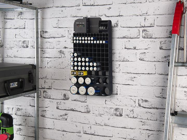 Produktbild Pearl Organizer für 110 Batterien mit Tester