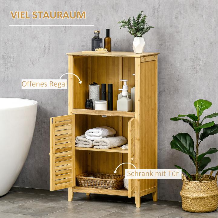 Image du produit Homcom Armoire de salle de bains (50 x 25.5 x 92 cm)