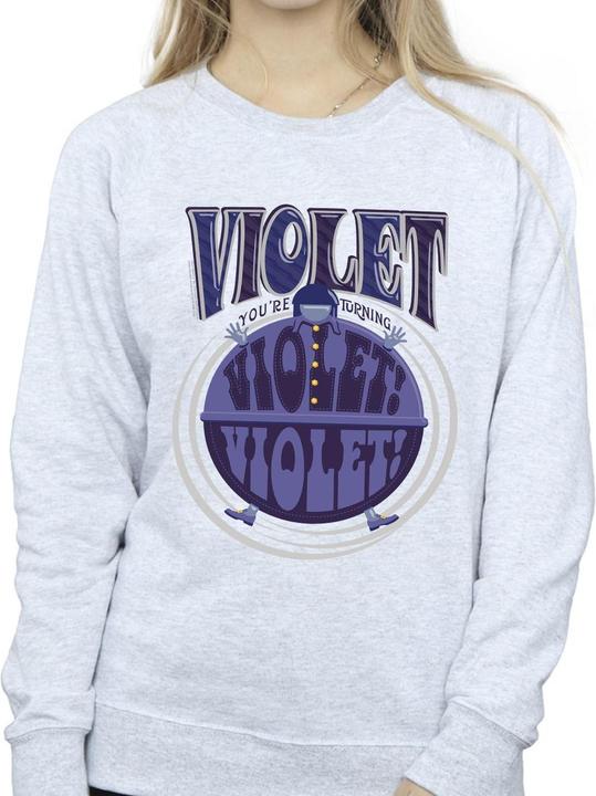 Immagine prodotto Willy Wonka & the Chocolate Factory Violet Turning Violet Felpa Donna (3XL)