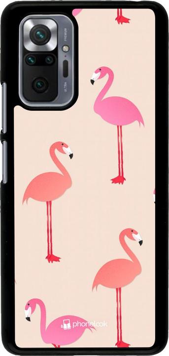 Produktbild PhoneLook Hülle Pink Flamingos Pattern (Xiaomi Redmi Note 10 Pro)