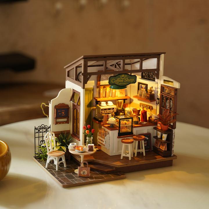 Actual product image Robotime Coffee Shop
