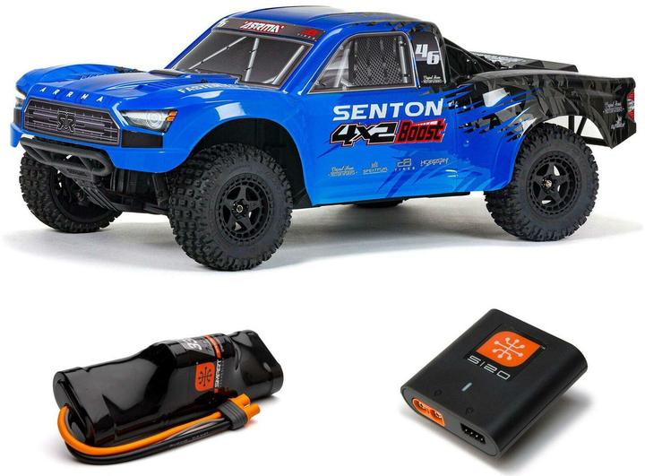 Actual product image Arrma Short Course Truck Senton 4x2 Boost Mega, Blue RTR, 1:10 (RTR Ready-to-Run)