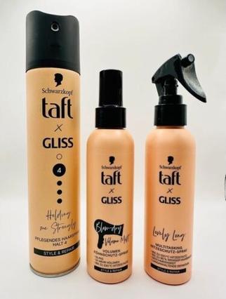 Actual product image Schwarzkopf Taft X Gliss Hair Care Set (250 ml)