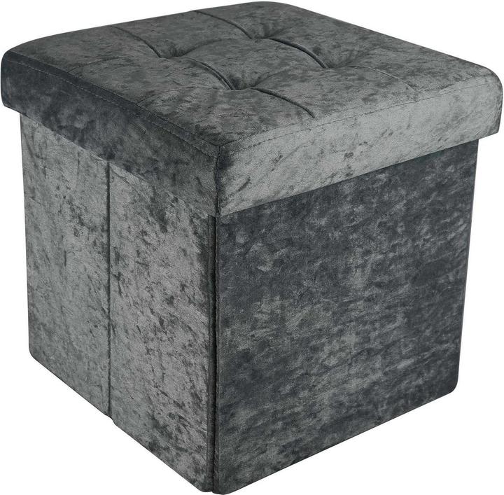 Intirilife Seat Cube Velvet Grey