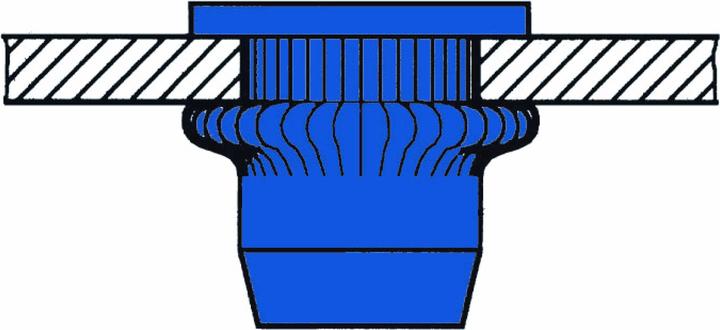 Image du produit Gesipa Écrou à sertir M5x7x13,5 Standard KS 2,5-5,0mm (paquet de 500)