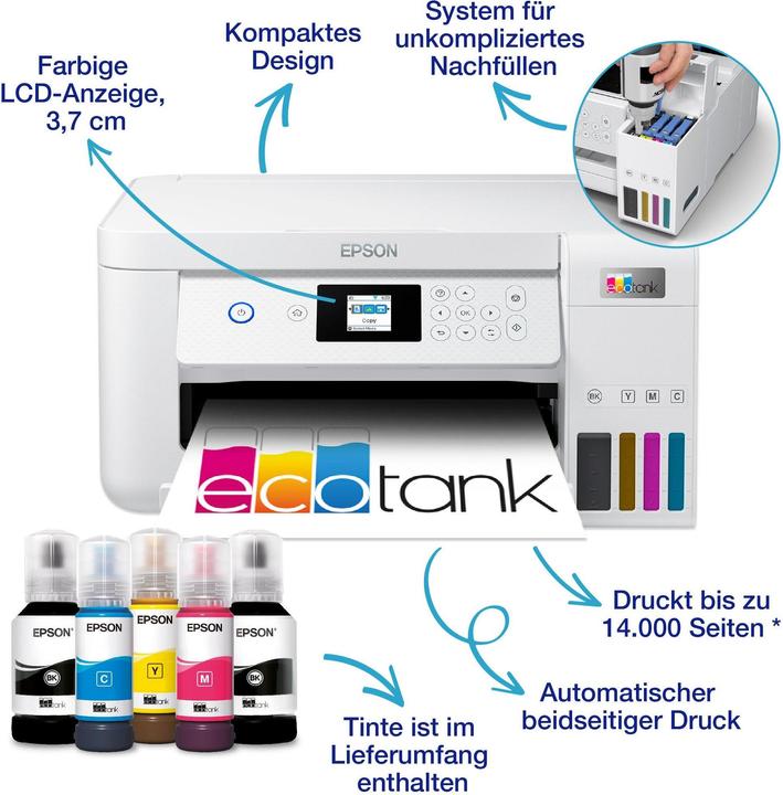 Produktbild Epson EcoTank ET-2856 (Tintentank, Farbe)