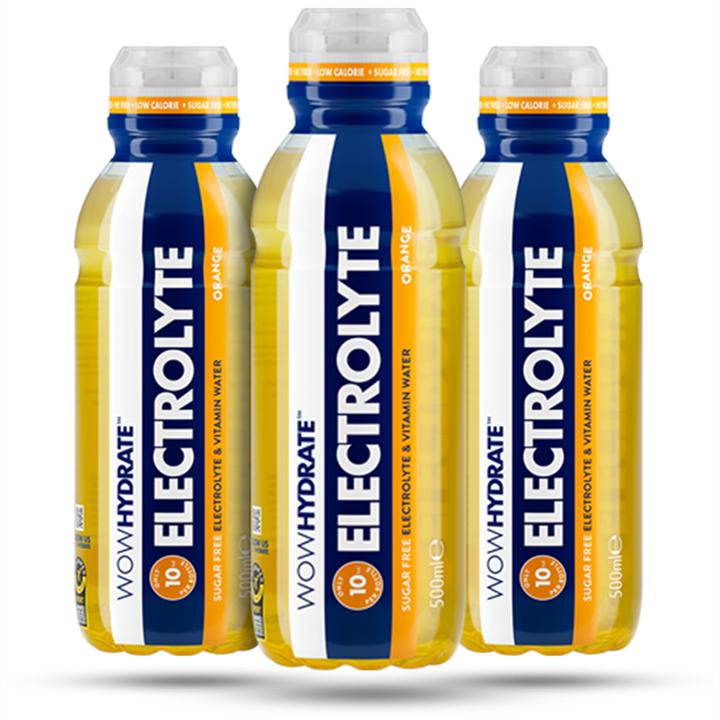 Produktbild Wow Hydrate Electrolyte Water (12 x 500ml) (Orange, 12 x)