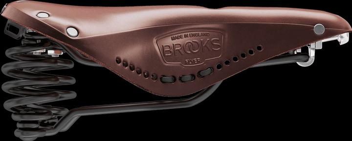 Actual product image Brooks Running BROOKS Bicycle Saddle Flyer Carved, Aged Brown
