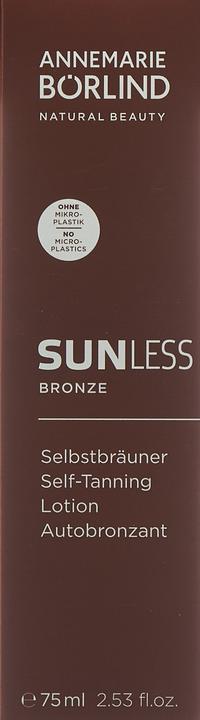 Actual product image Annemarie Börlind Sunless bronze (Self tanning cream, 75 ml)