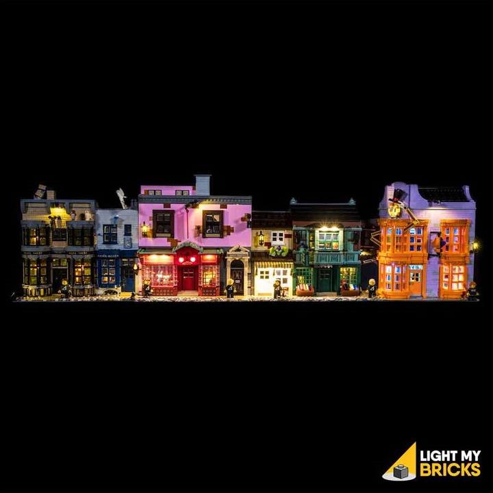 Produktbild Light my bricks LED licht Set für LEGO Harry Potter Winkelgasse