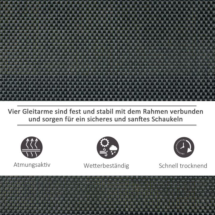 Produktbild Outsunny Schaukelbank 3-Sitzer