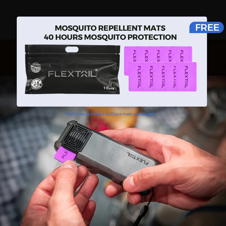 Produktbild Flextailgear Przenośny odstraszacz komarów 2w1 Flextail Max Repel S (zielony)