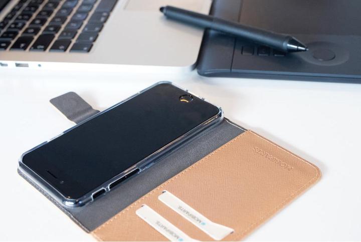 Actual product image Mobiparts Saffiano Wallet Case Samsung Galaxy S8 Copper (Samsung Galaxy S8+)
