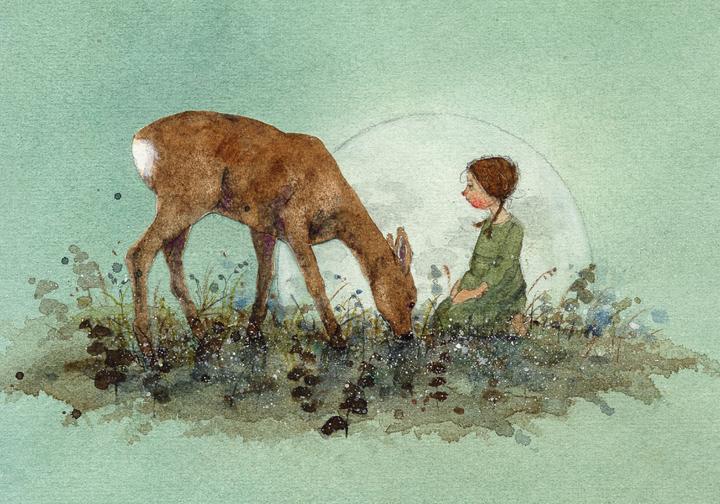Immagine prodotto Libro di cartoline "Bambini della foresta (Copertina rigida, Tedesco)