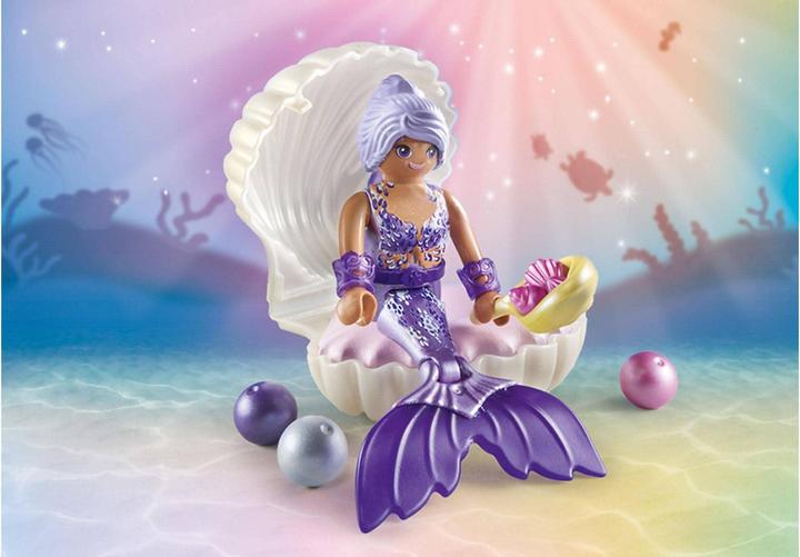 Actual product image Playmobil 71502 Mermaid with pearl shell (71502, Playmobil Princess Magic)