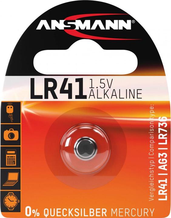 Actual product image Ansmann Lr41 (1 pcs., LR41, 35 mAh)