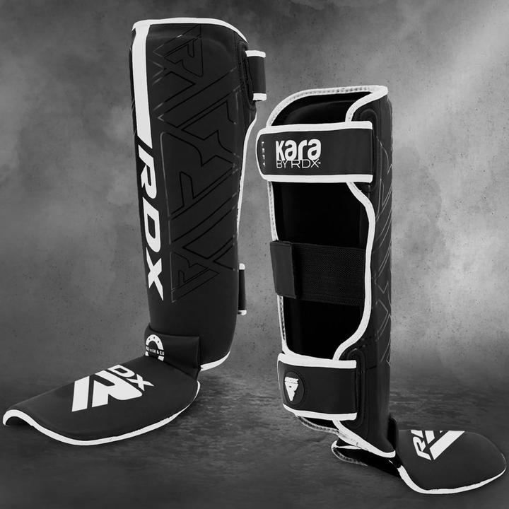 Actual product image Rdx Shin Instep F6 Matte White-XL (XL)