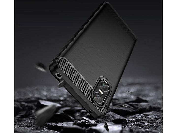 Actual product image Screenguard Carbon Brushed Soft Cover (Sony Xperia 10 VI)