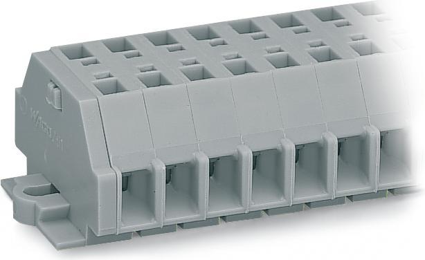 Actual product image Wago 3 way side entry cage clamp terminal