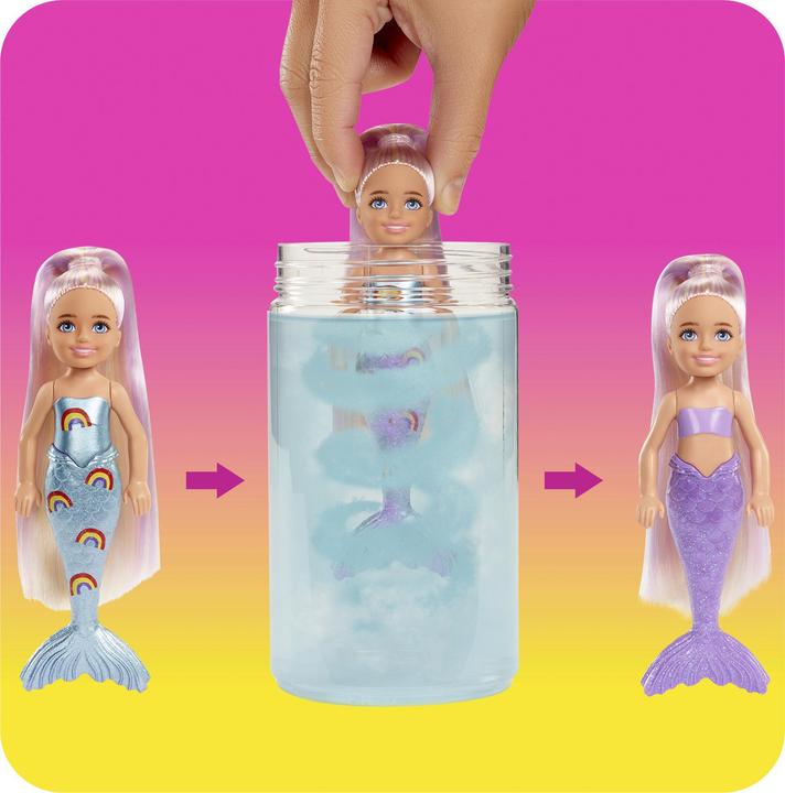 Immagine prodotto Barbie Color Reveal Rainbow Mermaids Chelsea Dolls Assortimento Serie 1