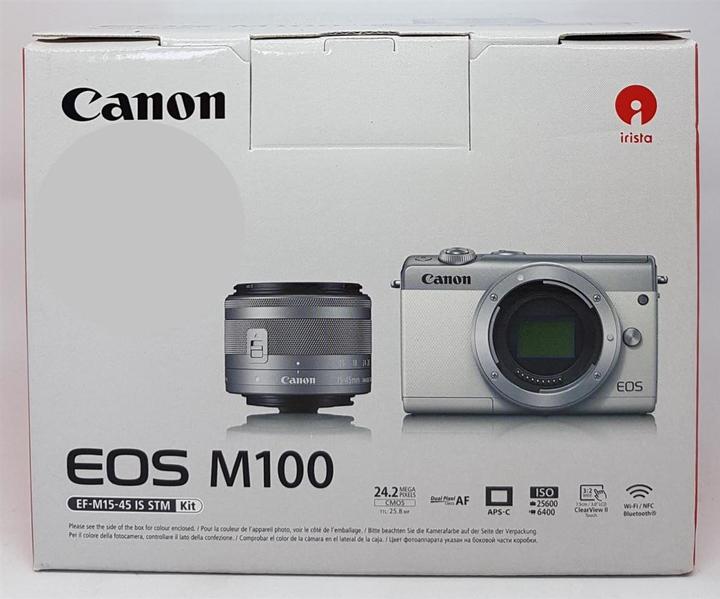 Produktbild Canon EOS M100 Kit (15 - 45 mm, 24.20 Mpx, APS-C / DX)