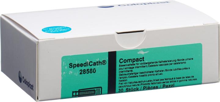 Coloplast Compact 1x Catheter CH10 7cm Woman Nelaton, 30 pcs.