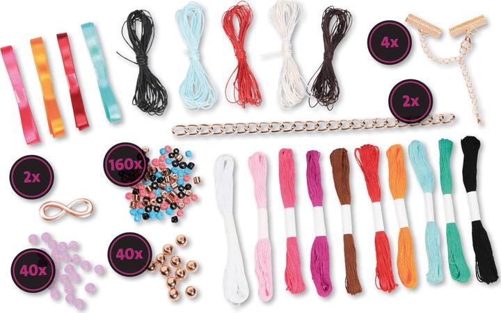 Actual product image Creative set colorful friendship ribbons