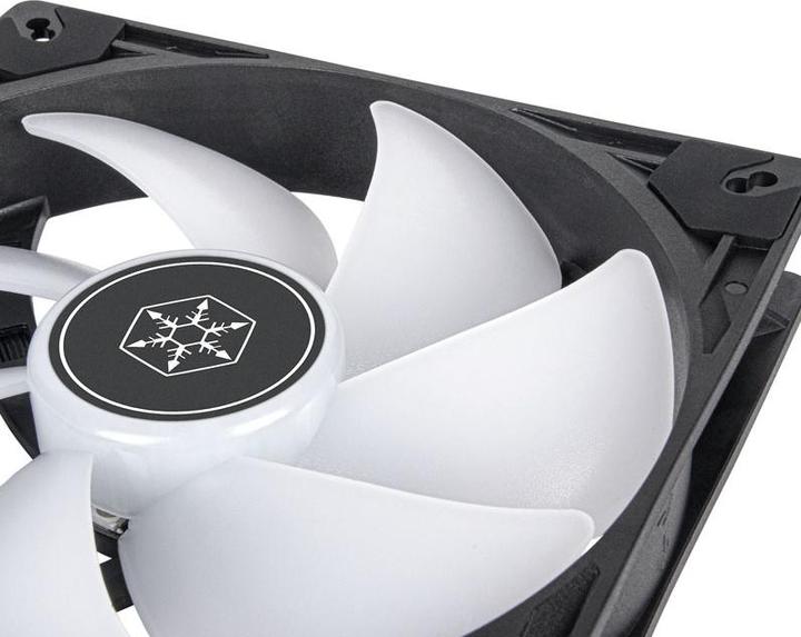 Actual product image Silverstone SST-VS140B-ARGB - VISTA Performance enhanced 140mm PWM ARGB fan, black (140 mm, 1 x)